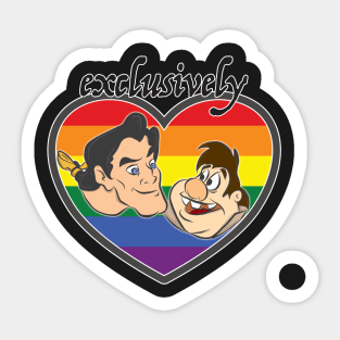 Exclusively Gaston and Lefou Sticker